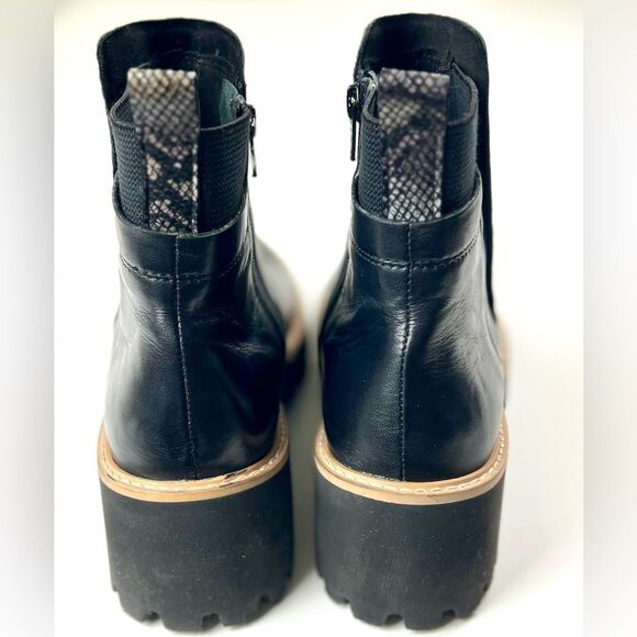 Vaneli  Mariel Black Napa Leather Ankle Boots - Picture 5 of 13